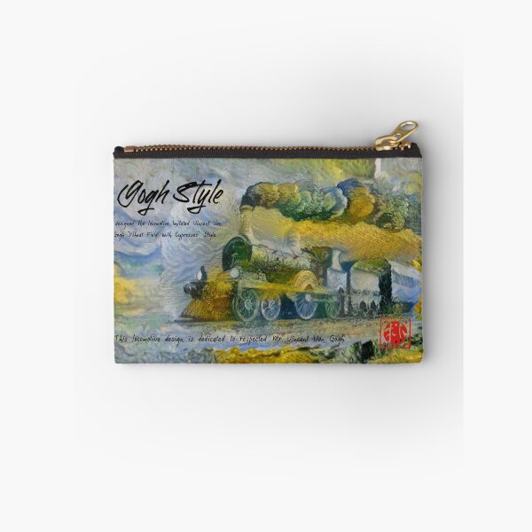 Item preview, Locomotive Imitated Vincent Van Gogh "Wheat Field with Cypresses" Style designed and sold by DAEWI PARK.