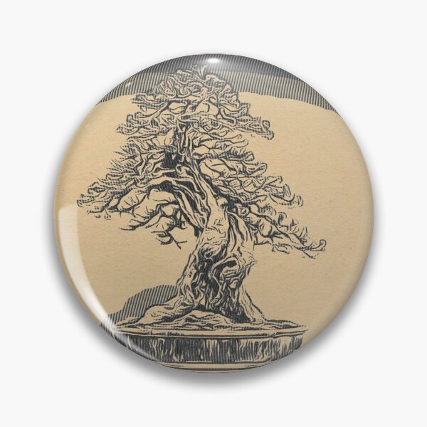 Item preview, Japanese bonsai illustration design  designed and sold by TrippyEarth.