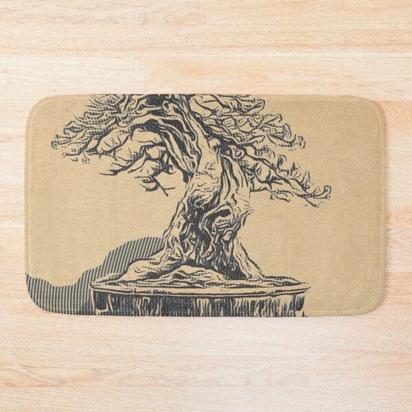 Item preview, Japanese bonsai illustration design  designed and sold by TrippyEarth.