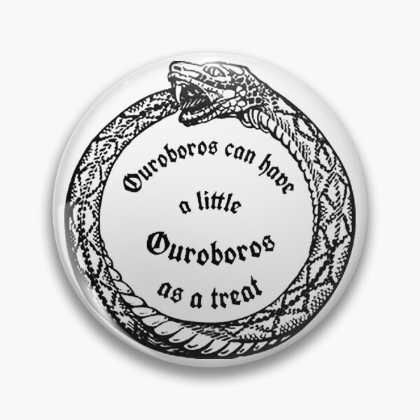 Item preview, ouroboros can have a little ouroboros as a treat designed and sold by justin8street.