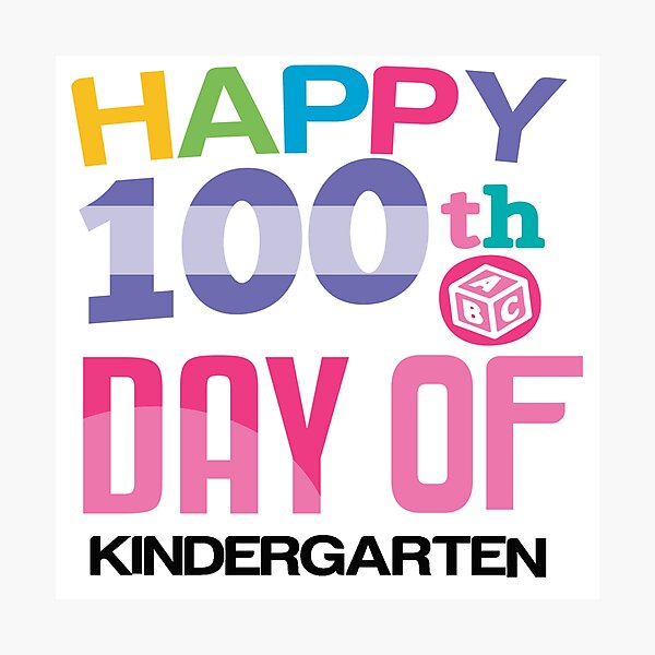 Item preview,  Happy 100th day of Kindergarten designed and sold by World Designer.