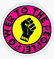 Pink Power to the People Sticker