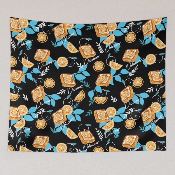 Item preview, Delicious Citrus Pastry Dessert Alternate Design designed and sold by FlinArt.
