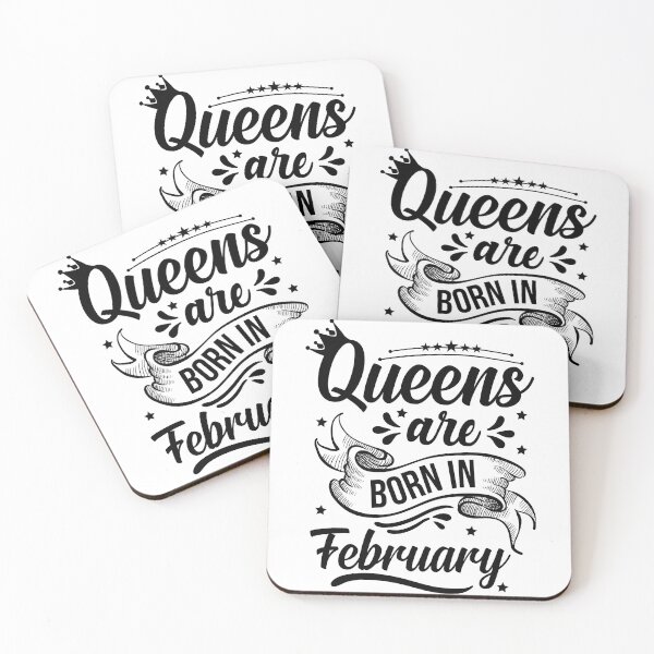 Item preview, Queens are born in february designed and sold by 1PRINTORA1.