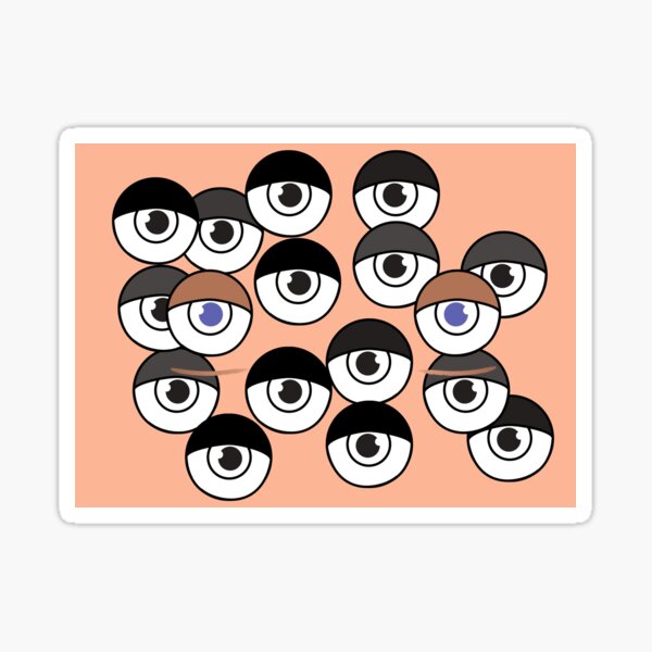 Tired Eye - Eyeball - Sticker