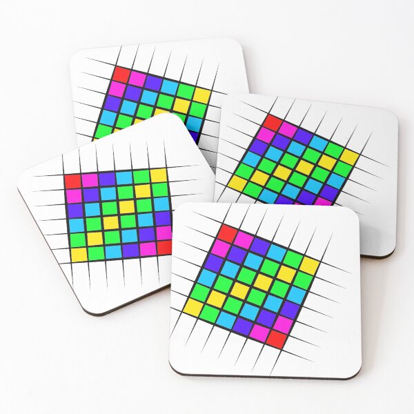 Item preview, Criss Cross Rainbow Squares (ordered) designed and sold by PastelRiot.