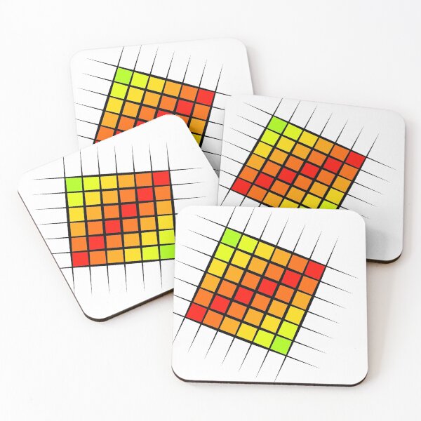 Item preview, Criss Cross Rainbow Squares (warm) designed and sold by PastelRiot.