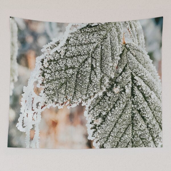 Item preview, Frozen leaves on a cold winter morning designed and sold by Melissa Peltenburg.