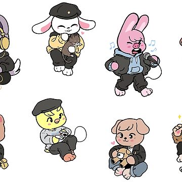Artwork thumbnail, Stray Kids - Skzoo by nailurus