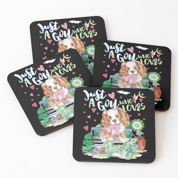 Item preview, Female Cute Lady Dog - Just A Girl Who Loves Dogs - Funny Puppy designed and sold by Cheap Women's Shirts.