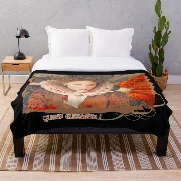 Cate Blanchett - Queen Elizabeth I of England (by ACCI) Throw Blanket