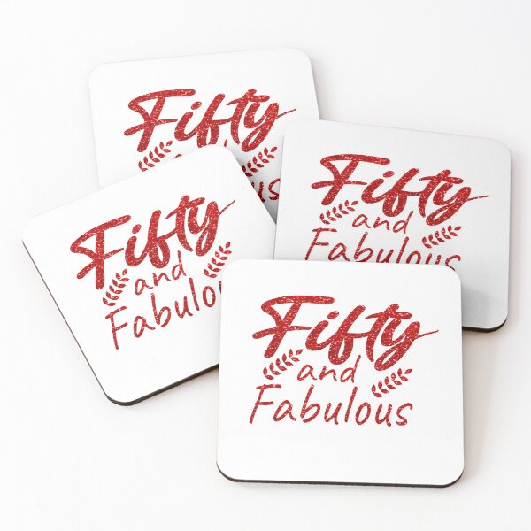 Item preview, Fifty and Fabulous Shirt-50th Birthday Shirt designed and sold by Black & Aura .