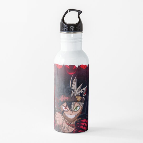 Black Clover Asta Water Bottle