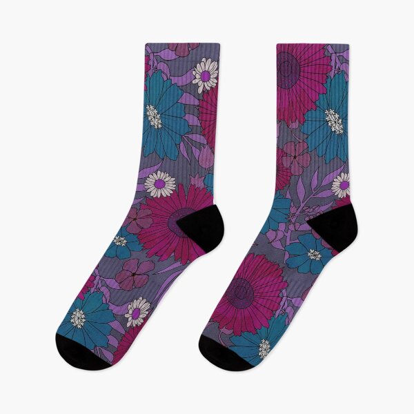 Item preview, Retro Inspired Psychedelic Floral Pattern  designed and sold by DifferentCreate.