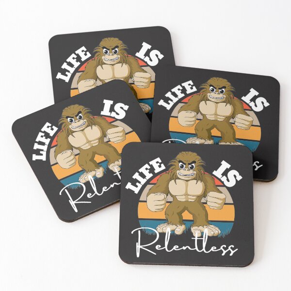 Item preview, Life is Relentless (Angry Gori) designed and sold by UnboundFull.
