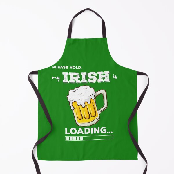 Item preview, Please Hold, My IRISH is LOADING... Funny St. Patrick's Day Drinking Humor designed and sold by Rabbitti.