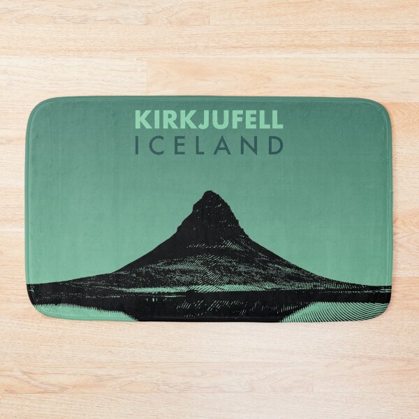 Item preview, Kirkjufell Mountain Silhouette Art - Iceland Gift designed and sold by PilgrimageShop.