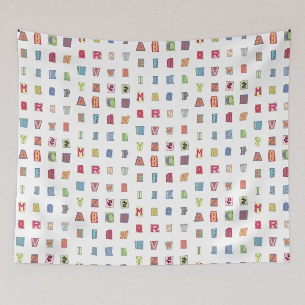 Item preview, Fancy Alphabet Letter Cutouts Pack designed and sold by artsycore.