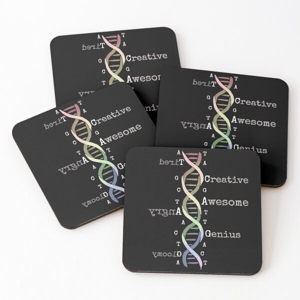 Item preview, Rainbow DNA - Awesome Genome Funny Science Birthday Gift designed and sold by SecretDicer.