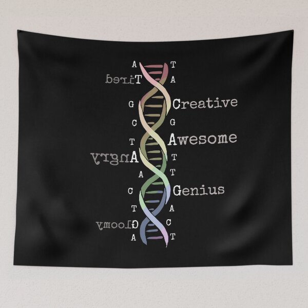 Item preview, Rainbow DNA - Awesome Genome Funny Science Birthday Gift designed and sold by SecretDicer.