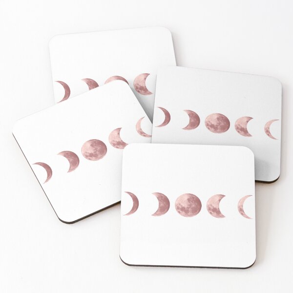 Item preview, Rose golden coloured moon phases designed and sold by felinefeelings.