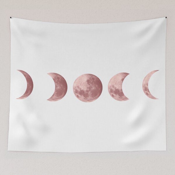 Item preview, Rose golden coloured moon phases designed and sold by felinefeelings.