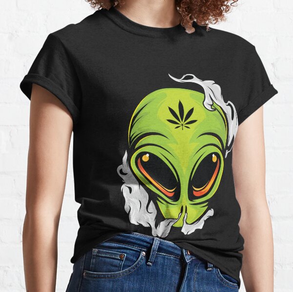 Alien smoking t clearance shirt