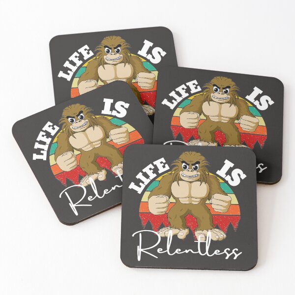 Item preview, Life is Relentless (Angry Gori) designed and sold by UnboundFull.