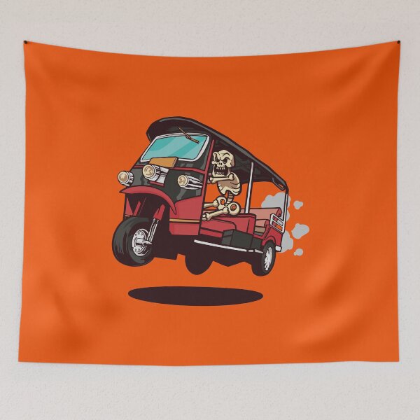 Item preview, Skeleton drives tricycle car designed and sold by DerSenat.