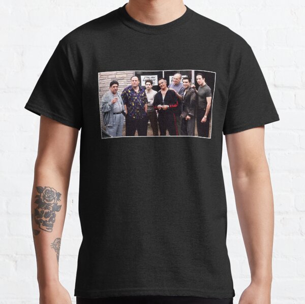 The Sopranos Satriale's Group Picture - Brush Strokes Classic T-Shirt