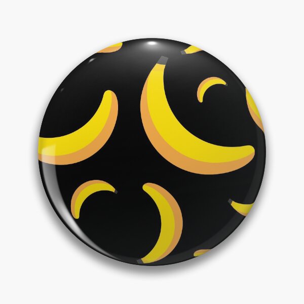Item preview, Banana pattern black background designed and sold by Farage Art.