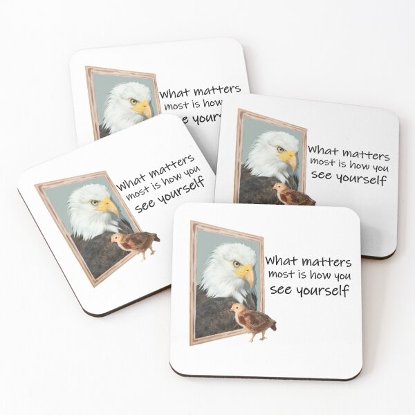 Item preview, What Matters Most is How You See Yourself Eagle designed and sold by Pumpkin-Prints.