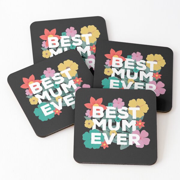 Item preview, Floral Best Mum Ever designed and sold by Positivet21.