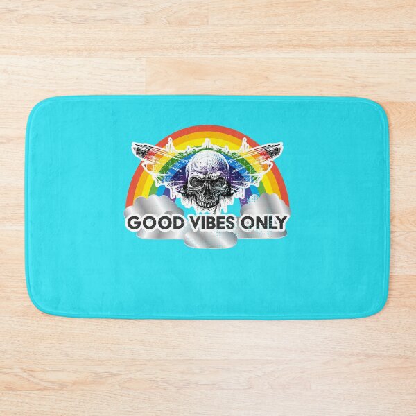 Item preview, Good Vibes only rainbow skull designed and sold by arendbotha.