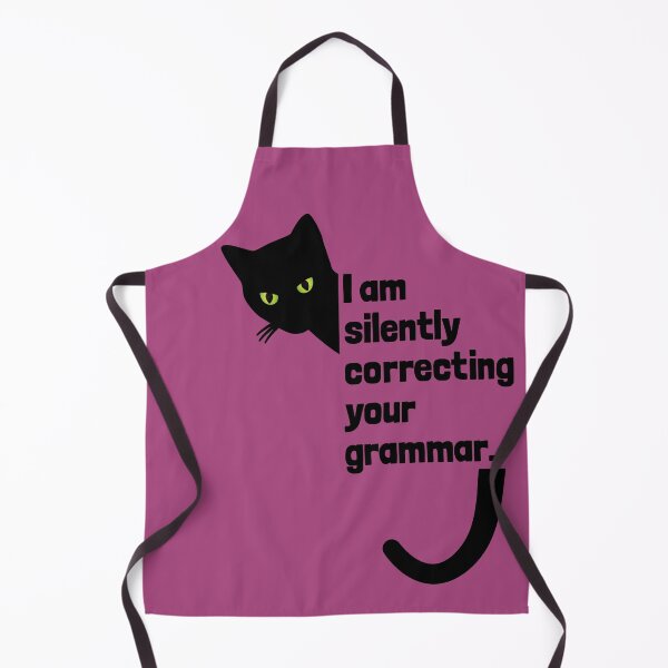Item preview, Judgmental Cat Silently Correcting Your Grammar designed and sold by Happy Puppy Print On Demand.