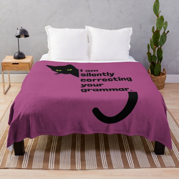 Item preview, Judgmental Cat Silently Correcting Your Grammar designed and sold by Happy Puppy Print On Demand.