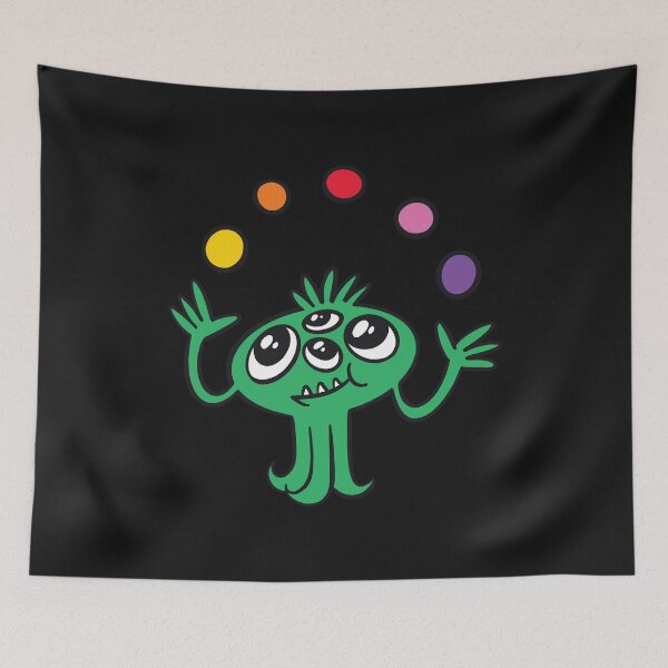 Item preview, Cute juggling monster designed and sold by DerSenat.