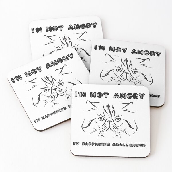 Item preview, I'm not angry. I'm happiness challenged  designed and sold by Qudor.
