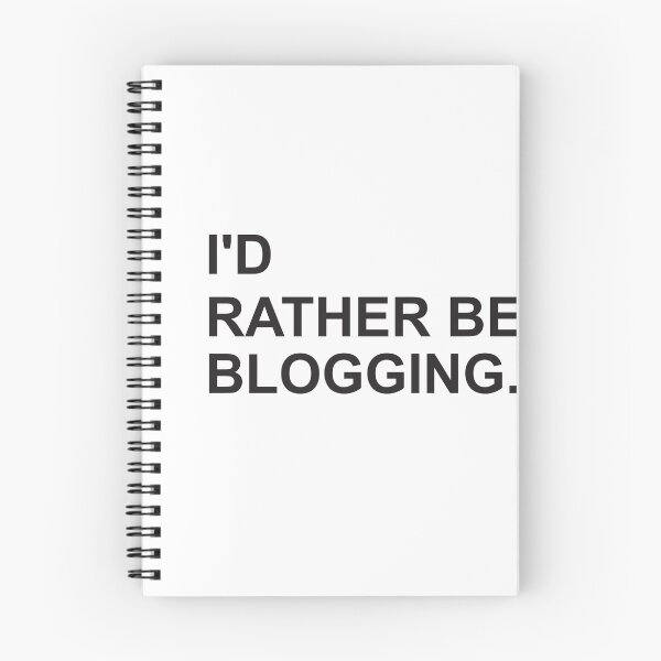 Item preview, BLOGGER - I'D RATHER BE BLOGGING designed and sold by LivBloggers.