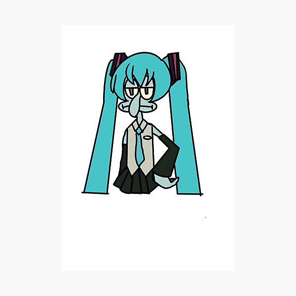 Item preview, Squid word anime  designed and sold by bobolystickers4.