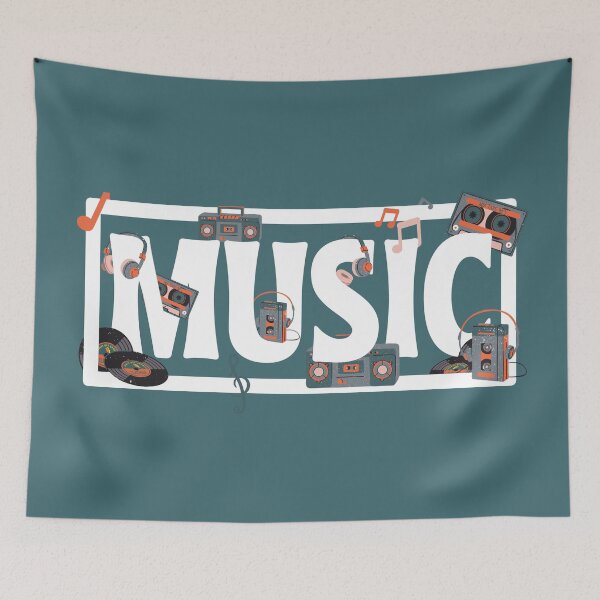 Item preview, Awesome Word Of Music With Music Stuff designed and sold by Styler Design.