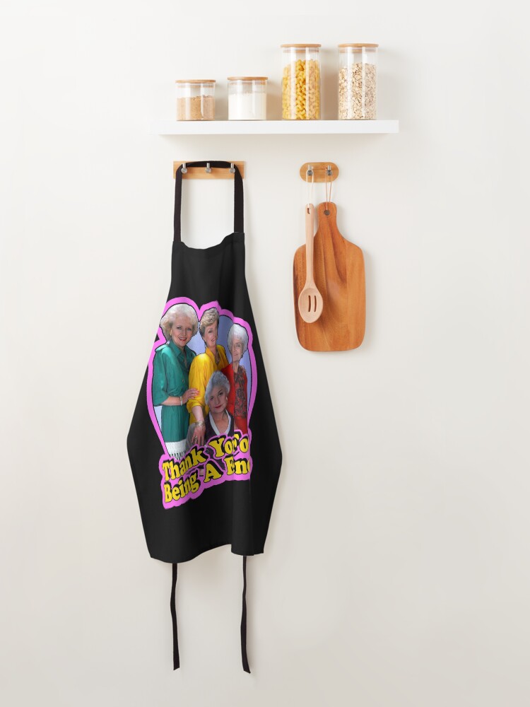 Alternate view of 80's Classic Golden Girls "Thank You For Being A Friend" Apron