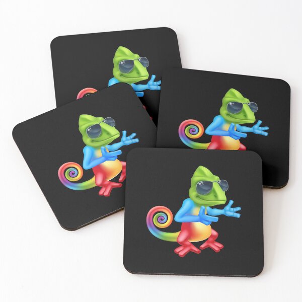 Item preview, cool chameleon lizard in shadis pointing at something designed and sold by lhousshop.