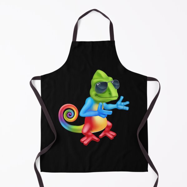 Item preview, cool chameleon lizard in shadis pointing at something designed and sold by lhousshop.