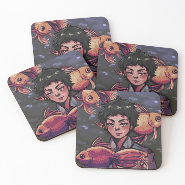 Item preview, Underwater Akaashi (redraw)  designed and sold by aletheiah.