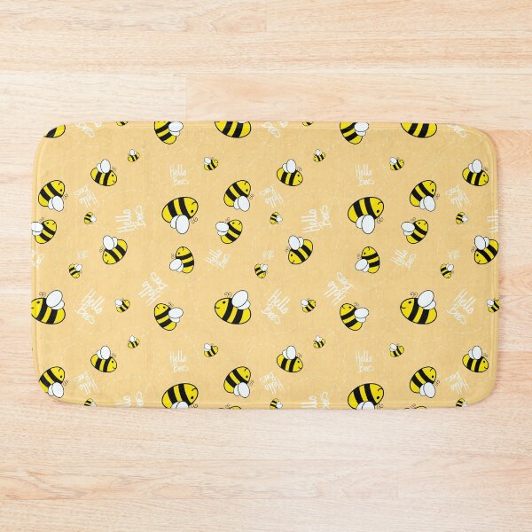 Item preview, Hello Bees - Yellow designed and sold by ThornlessRose.