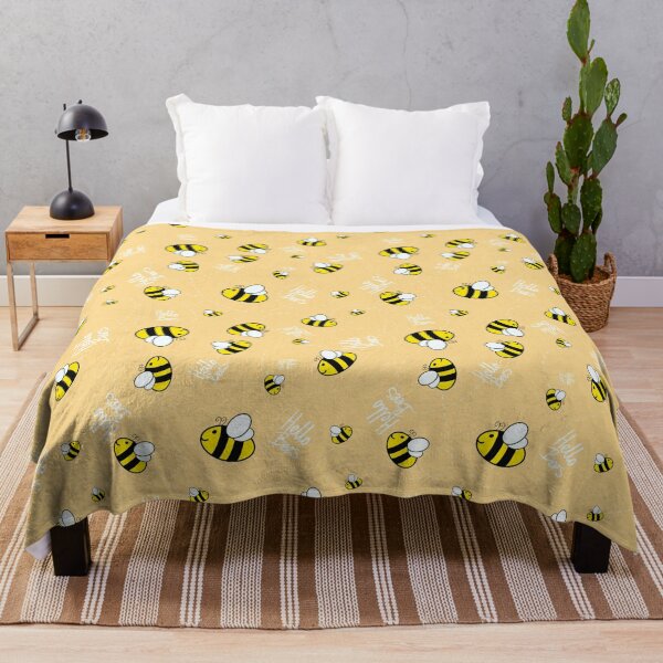Item preview, Hello Bees - Yellow designed and sold by ThornlessRose.