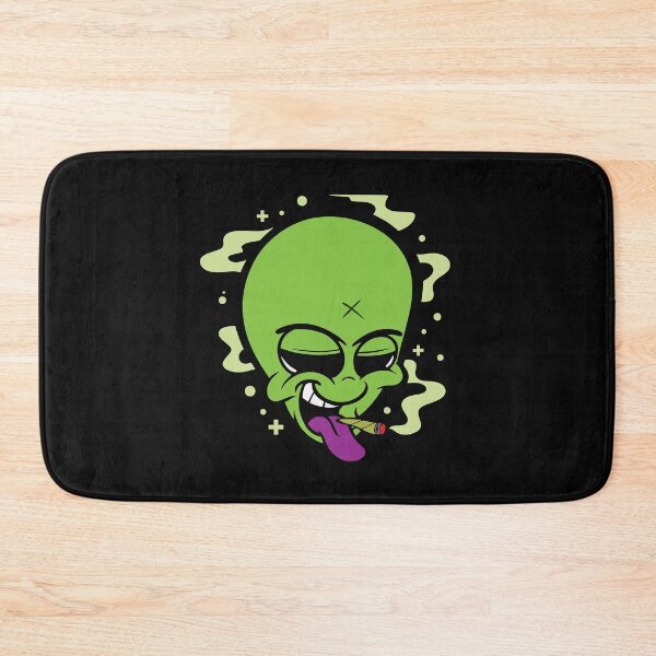 Item preview, Smoking Alien Cannabis Leaf Weed Smoker Gift designed and sold by TTFMerch.
