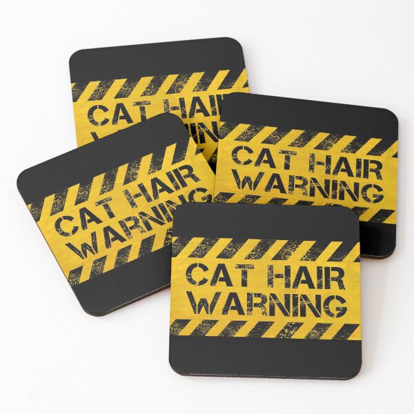 Item preview, Cat Hair Warning For Cat Loving People designed and sold by CAUTION SHOP.