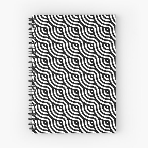 Item preview, Black and white seamless geometry pattern designed and sold by likebakerdo.